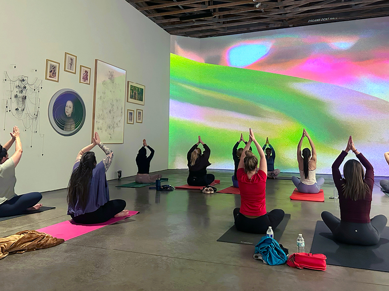 Event Image: Glow Up @SMoCA: Gentle Yoga Jan. 22