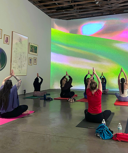 Event Image: Glow Up @SMoCA: Gentle Yoga Jan. 22